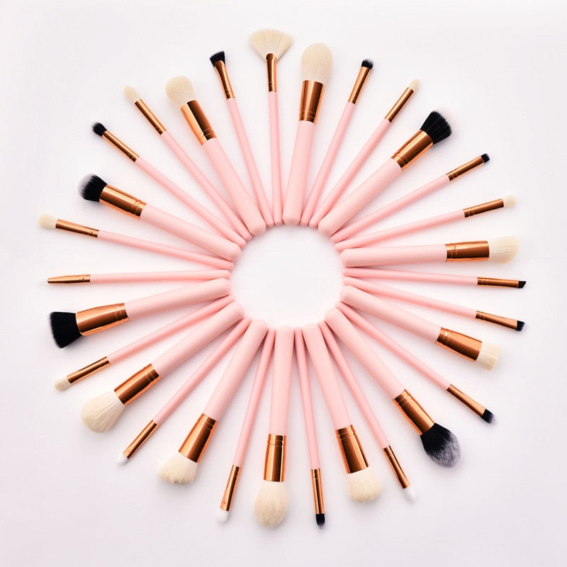 Glamwinks 30-Piece Ultimate Professional Makeup Brush Set