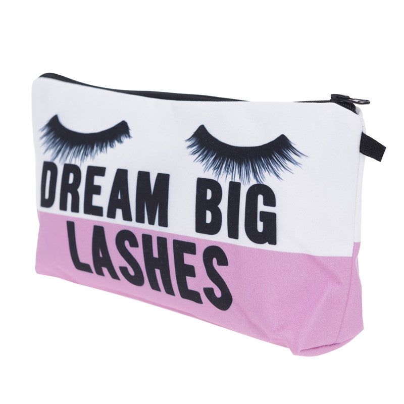 Dream Big Lashes Cosmetic Bag